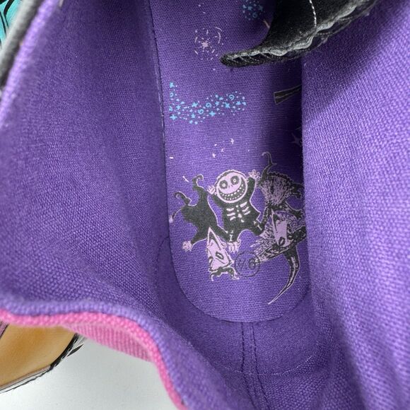 NEW Disney Nightmare Before Christmas Womens 9.5 Jack & Sally High Top Sneakers - Picture 6 of 10